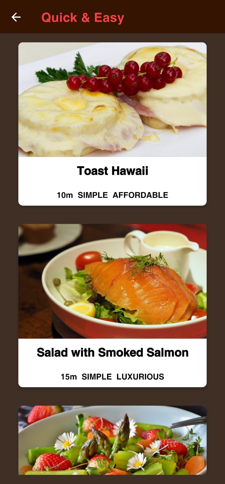 Meals Mobile App